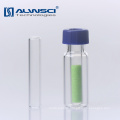 300ul clear glass insert flat bottom for hplc gc vials